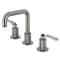 Kingston Brass Widespread Bathroom Faucet with Push PopUp, Brushed Nickel KS1418KL - alternate 1